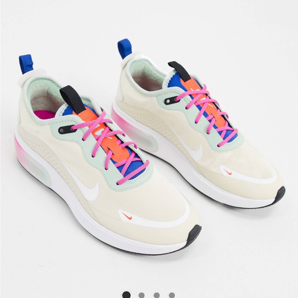 Nike Air Max Dia Cream pink and Blue sneakers